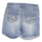 WALLFLOWER Womens Denim Blue Casual Shorts XXS W25 Cotton Blend