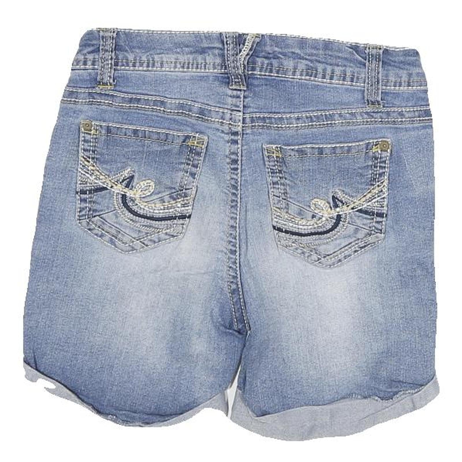 WALLFLOWER Womens Denim Blue Casual Shorts XXS W25 Cotton Blend
