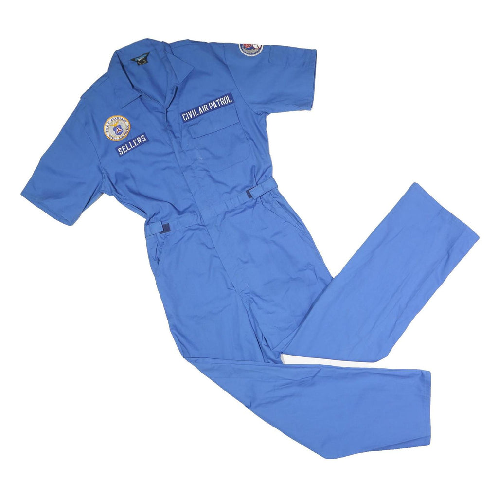 TOPPMASTER Mens Blue Polyester Blend Dungarees Regular Fit Short Sleeve M W32