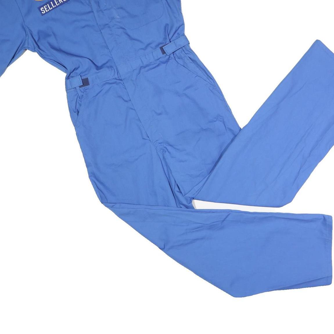 TOPPMASTER Mens Blue Polyester Blend Dungarees Regular Fit Short Sleeve M W32