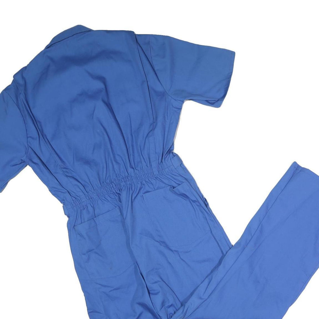 TOPPMASTER Mens Blue Polyester Blend Dungarees Regular Fit Short Sleeve M W32