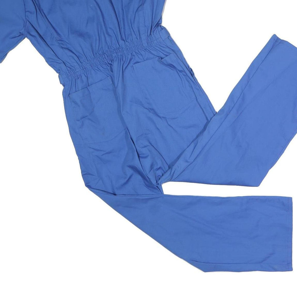 TOPPMASTER Mens Blue Polyester Blend Dungarees Regular Fit Short Sleeve M W32