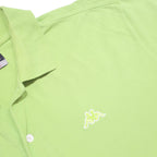 KAPPA Mens Green Short Sleeve Plain Polo Shirt 2XL Cotton Casual Sports