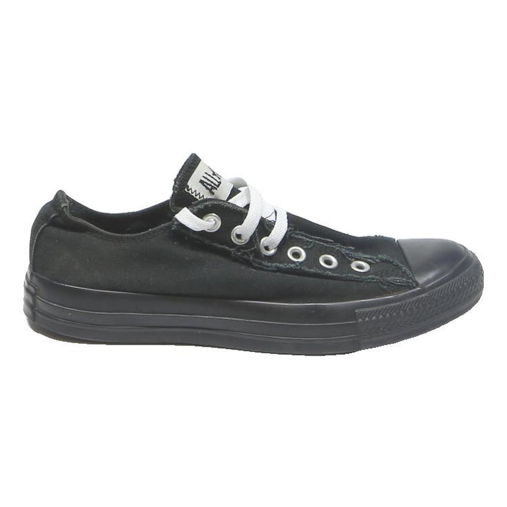 CONVERSE Chuck Taylor All Star Womens Low Top Trainers Black Canvas UK 6 Casual
