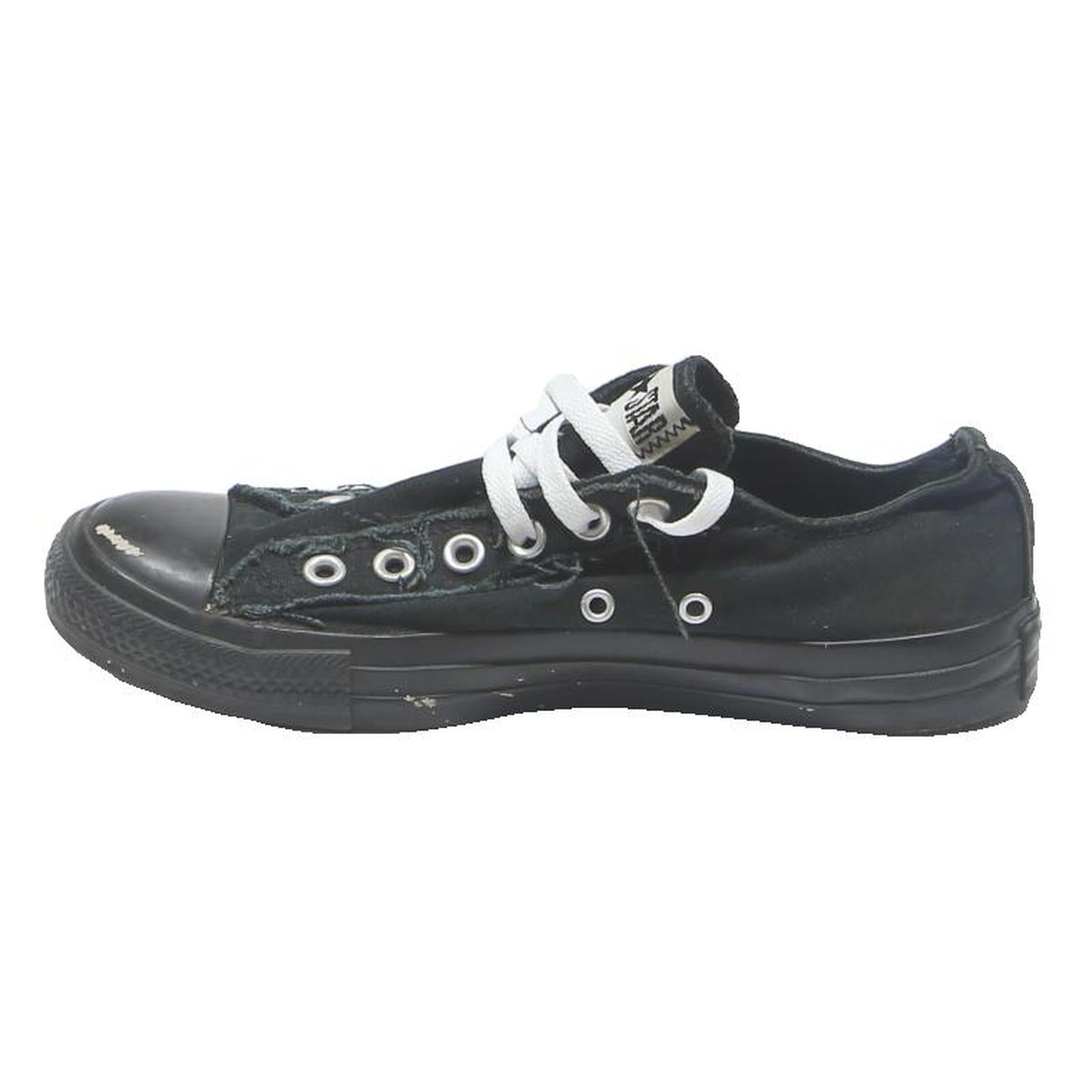 CONVERSE Chuck Taylor All Star Womens Low Top Trainers Black Canvas UK 6 Casual