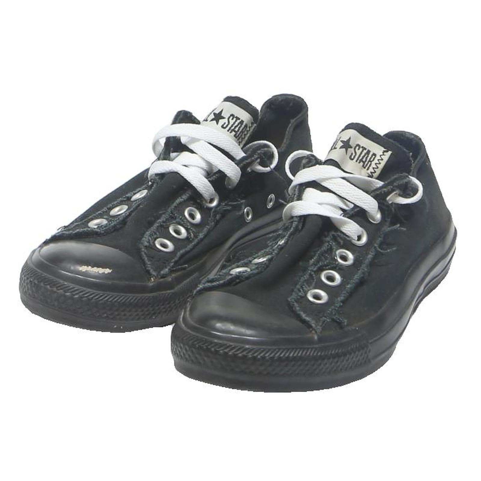 CONVERSE Chuck Taylor All Star Womens Low Top Trainers Black Canvas UK 6 Casual