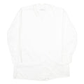 LILO Mens White Shirt L Classic Cotton Button Down Long Sleeve Plain