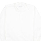 LILO Mens White Shirt L Classic Cotton Button Down Long Sleeve Plain