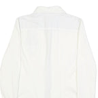 LA MARTINA Womens White Cotton Blend Shirt XS Embroidered Logo Button-Up