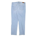 MASSIMO DUTTI Womens Jeans Blue Regular Straight Denim Light W30 L27 Casual Zip