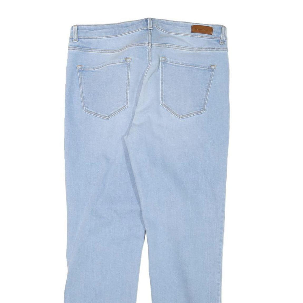 MASSIMO DUTTI Womens Jeans Blue Regular Straight Denim Light W30 L27 Casual Zip