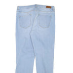 MASSIMO DUTTI Womens Jeans Blue Regular Straight Denim Light W30 L27 Casual Zip