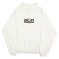 PRINCESS CRUISES COLLECTION Mens White Alaska Pullover Hoodie M Cotton Blend