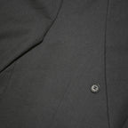 RENATO CAVALL Mens Black Double Breasted Wool Blend Jacket XL Tailored Button