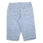 JOHN BANER Mens Light Blue Denim Shorts M W34 Relaxed Fit Casual Cotton Blend