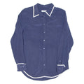 Womens Blouse Blue Long Sleeve M