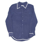 Womens Blouse Blue Long Sleeve M