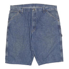 WRANGLER Mens Denim Blue Casual Shorts 3XL W38 Cotton Blend Workwear