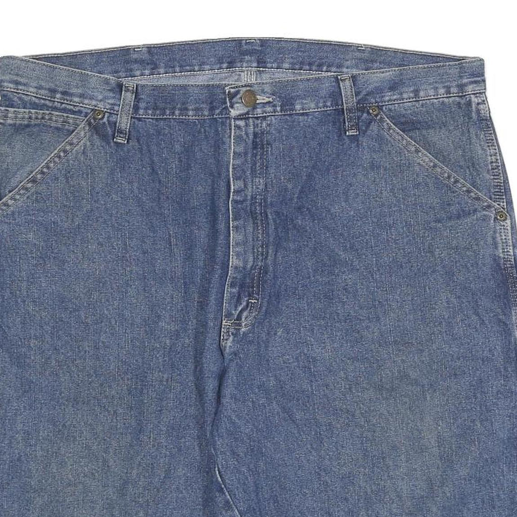 WRANGLER Mens Denim Blue Casual Shorts 3XL W38 Cotton Blend Workwear