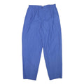 Womens Relaxed Blue Cotton Blend Trousers W30 L30 Zip Closure Casual Wear