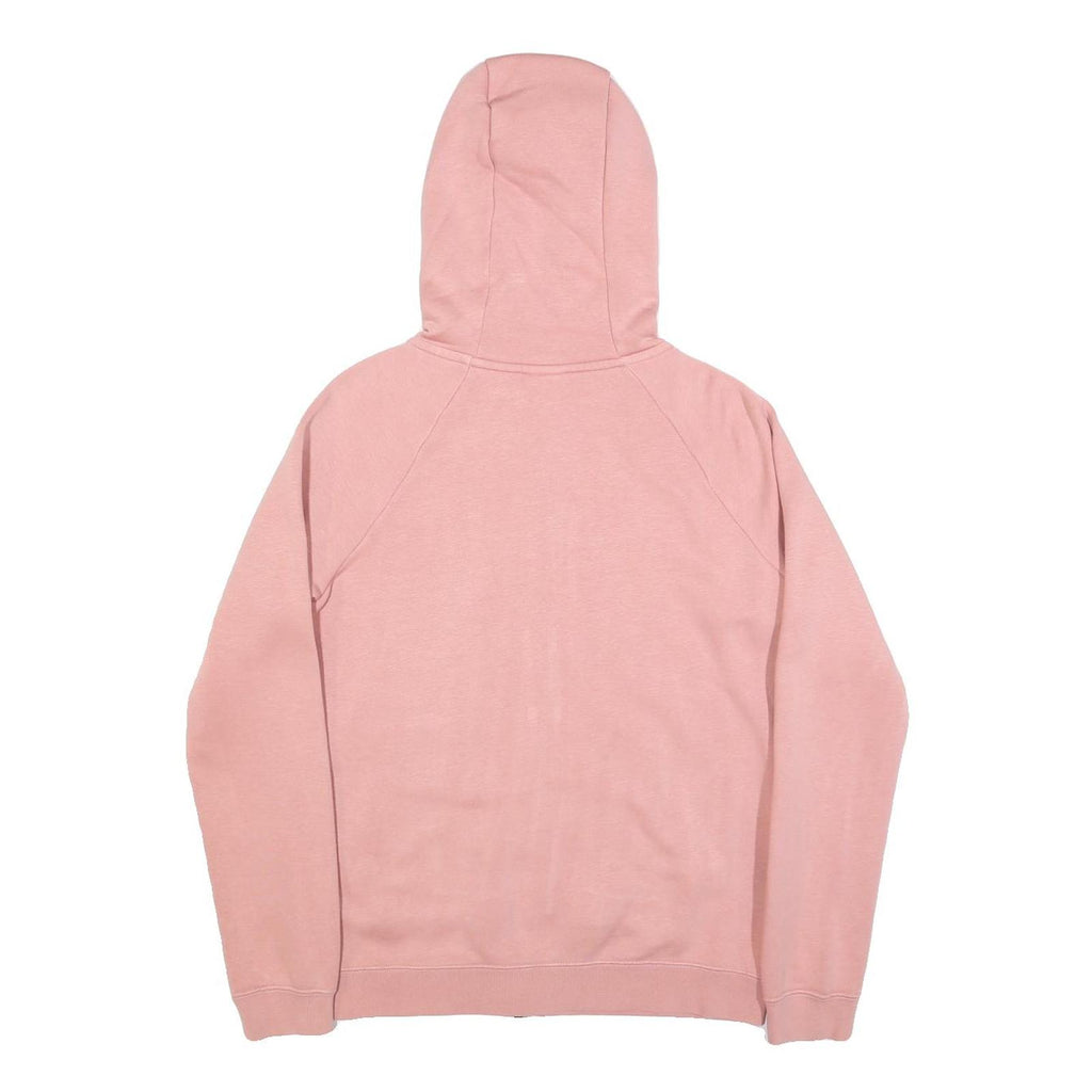 NIKE Mens Pink Full Zip Hoodie S Cotton Blend Lightweight Sweatshirt