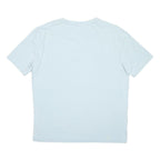 HUGO BOSS Mens Light Blue Cotton Blend T-Shirt L Short Sleeve Crew Neck Boss