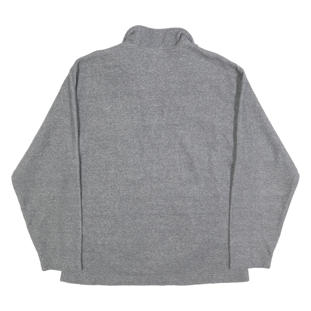 DISNEY Mens Grey Disneyland Mickey Mouse Quarter Zip S Sweatshirt