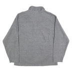 DISNEY Mens Grey Disneyland Mickey Mouse Quarter Zip S Sweatshirt