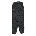 KAPPA Womens Joggers Black & White Slim Tapered M W28 L28 Logo Tape