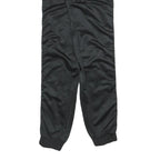 KAPPA Womens Joggers Black & White Slim Tapered M W28 L28 Logo Tape