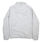 MAMMUT Womens White Outdoor Jacket L Synthetic Plain Zip Casual Lightweight