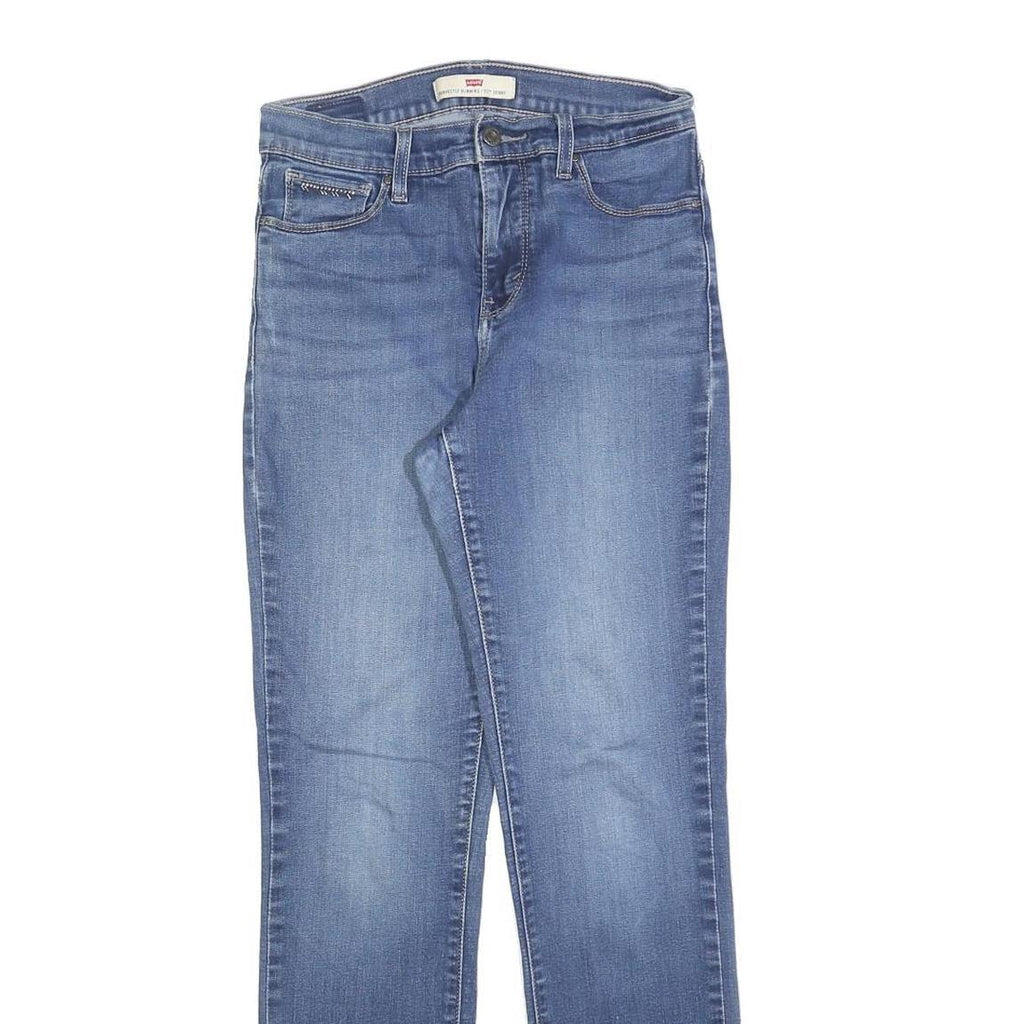LEVI'S 512 Tapered Womens Jeans Blue Slim Denim W28 L30 Stylish Stretch
