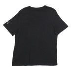 PUMA Mens Black Graphic Logo T-Shirt XL Short Sleeve Crew Neck Cotton Blend