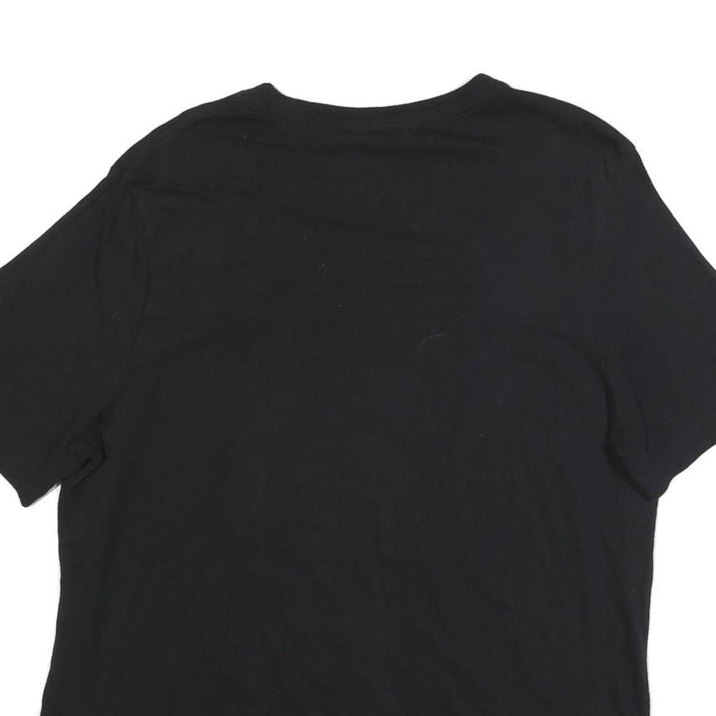 PUMA Mens Black Graphic Logo T-Shirt XL Short Sleeve Crew Neck Cotton Blend