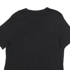 PUMA Mens Black Graphic Logo T-Shirt XL Short Sleeve Crew Neck Cotton Blend