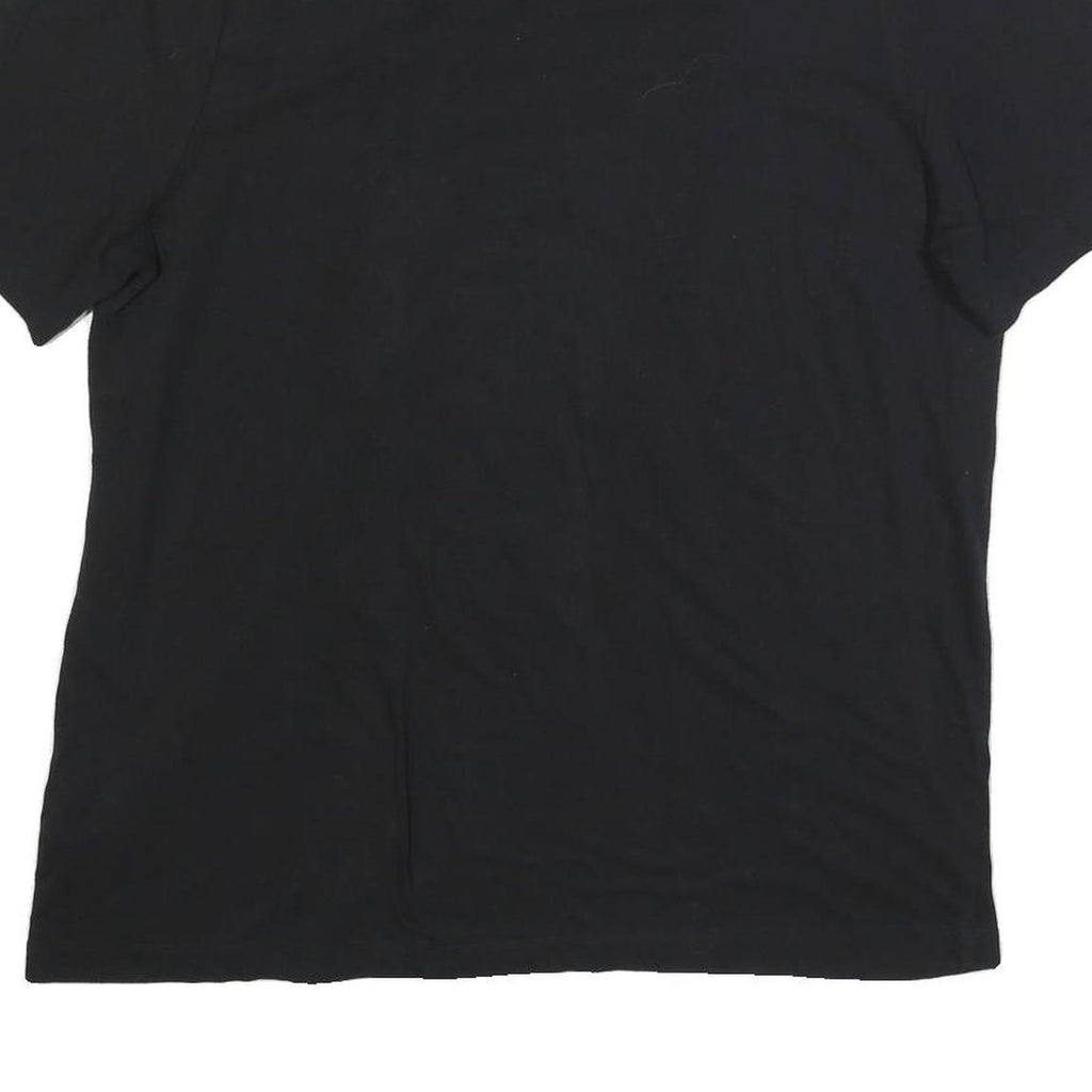 PUMA Mens Black Graphic Logo T-Shirt XL Short Sleeve Crew Neck Cotton Blend