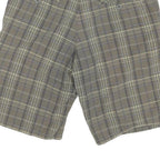CARHARTT Mens Shorts Beige Plaid Casual M W30 Cotton Blend Zip Pockets