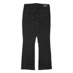 LEVI'S Womens Black Regular Fit Straight Denim Jeans W31 L29 Classic Zip Closure