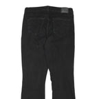 LEVI'S Womens Black Regular Fit Straight Denim Jeans W31 L29 Classic Zip Closure