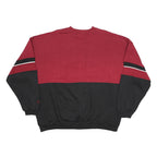 LEE Mens Red & Black San Francisco 49ers Crew Neck 2XL Colourblock Pullover