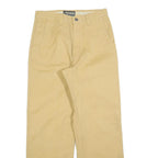 MOUNTAIN KHAKIS Mens Cotton Blend Beige Relaxed Straight Trousers W30 L30 Casual
