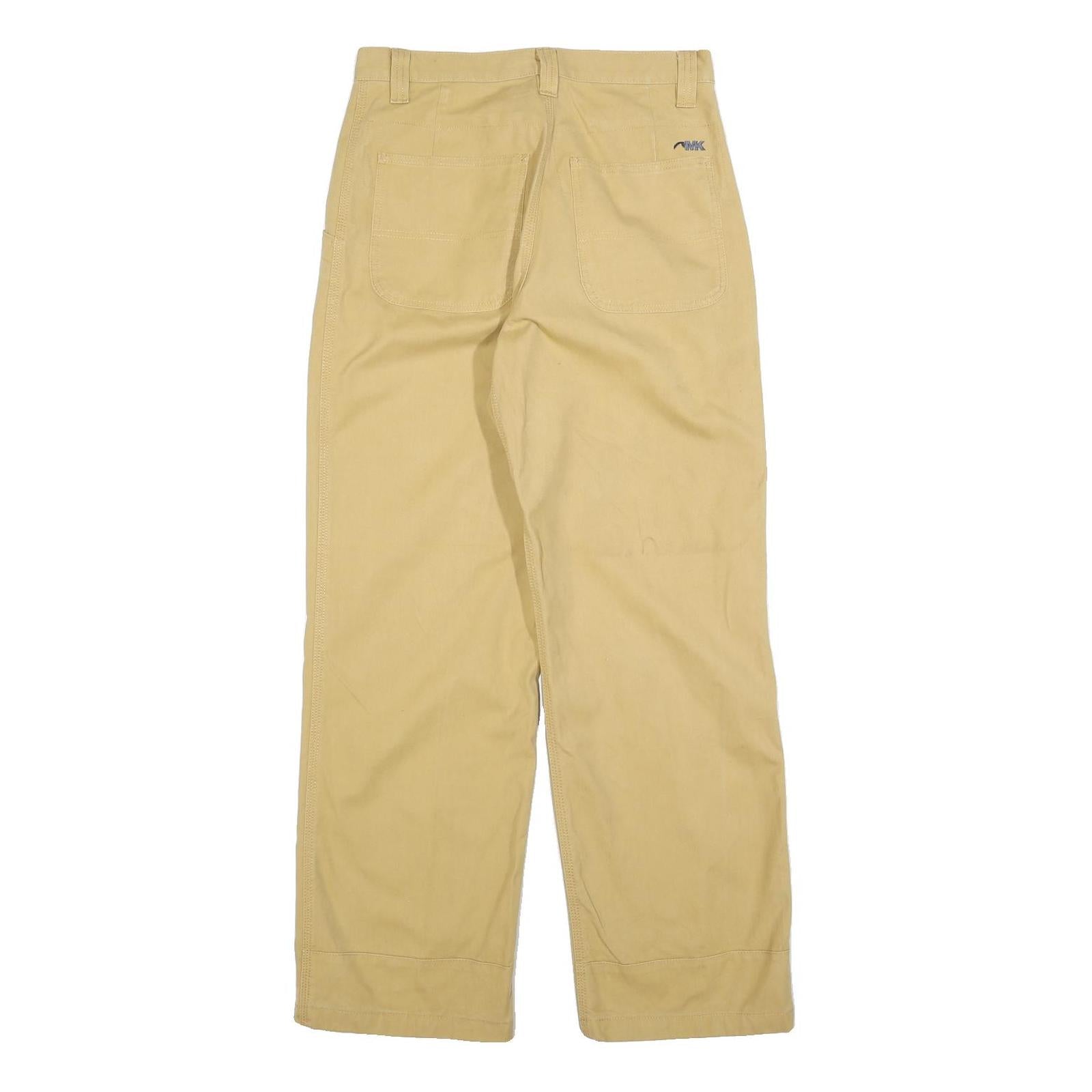 MOUNTAIN KHAKIS Mens Cotton Blend Beige Relaxed Straight Trousers W30 L30 Casual