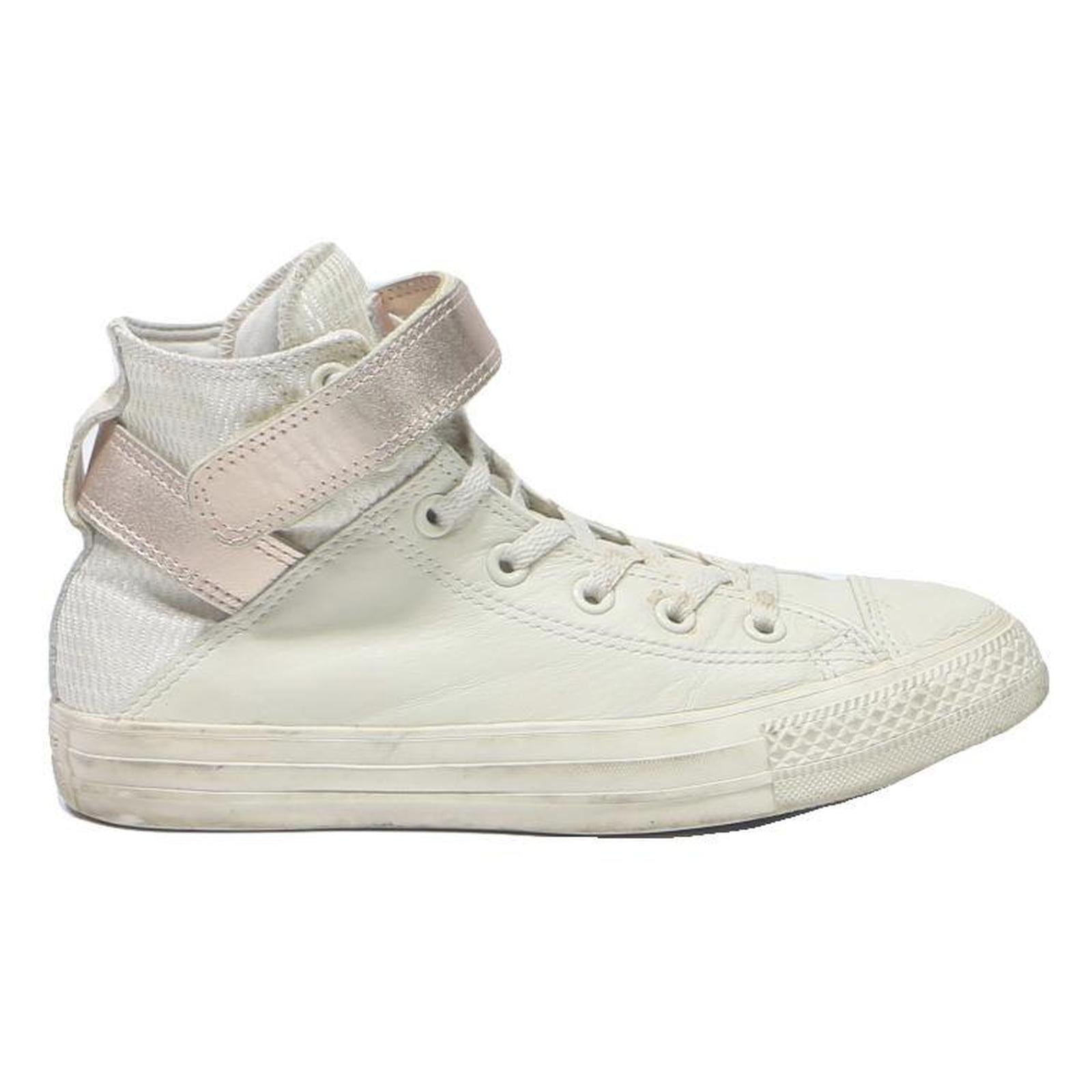 CONVERSE High Top Womens Leather White Boots UK 5.5 Stylish Casual Durable