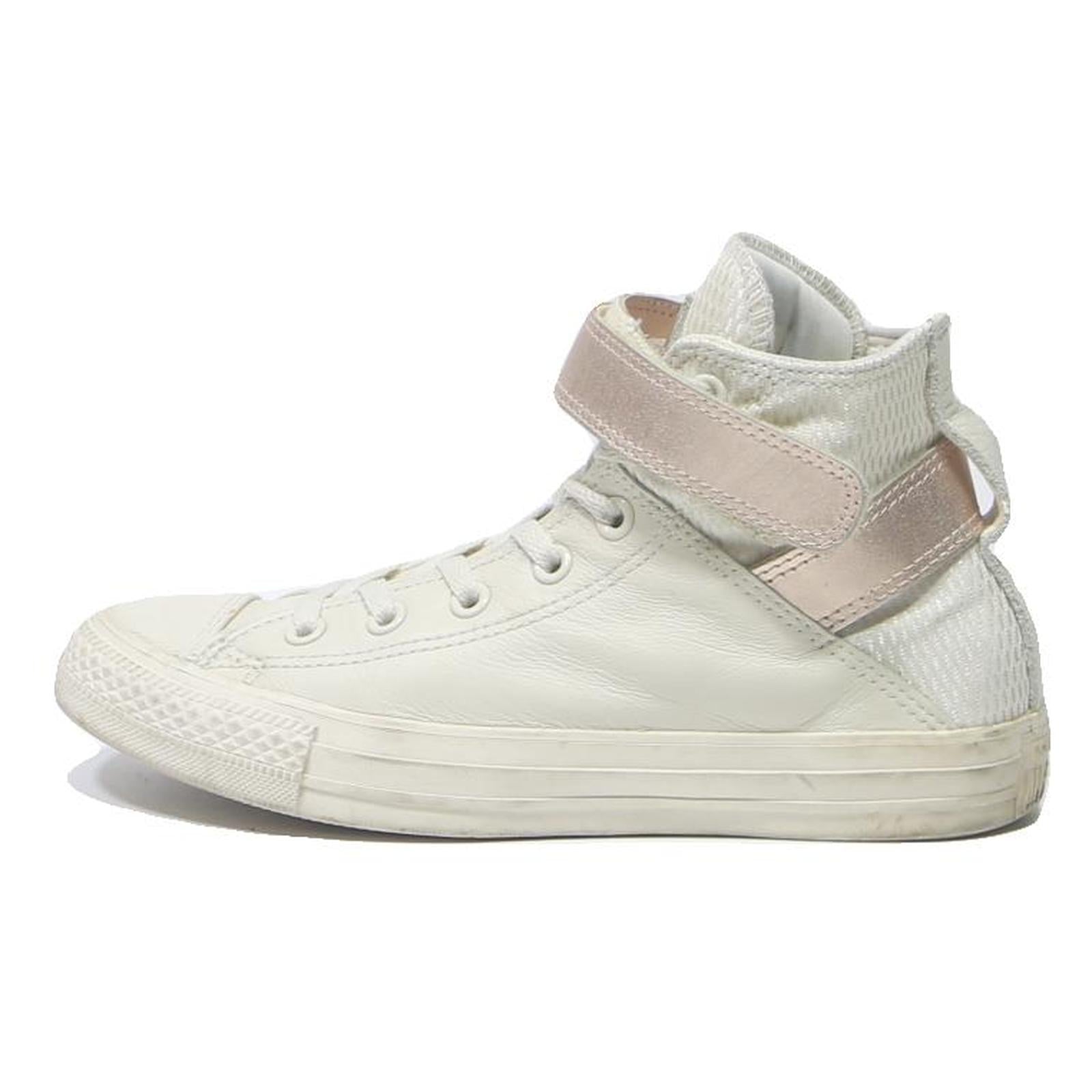 CONVERSE High Top Womens Leather White Boots UK 5.5 Stylish Casual Durable