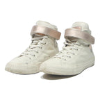 CONVERSE High Top Womens Leather White Boots UK 5.5 Stylish Casual Durable