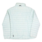 JACK WOLFSKIN Womens Pale Blue Jacket UK 18 Polyester Blend Puffer Zip Outdoor