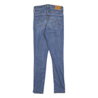 LEVI'S 311 Womens Slim Skinny Denim Medium Blue W25 L28 Stretch Cotton Blend Zip