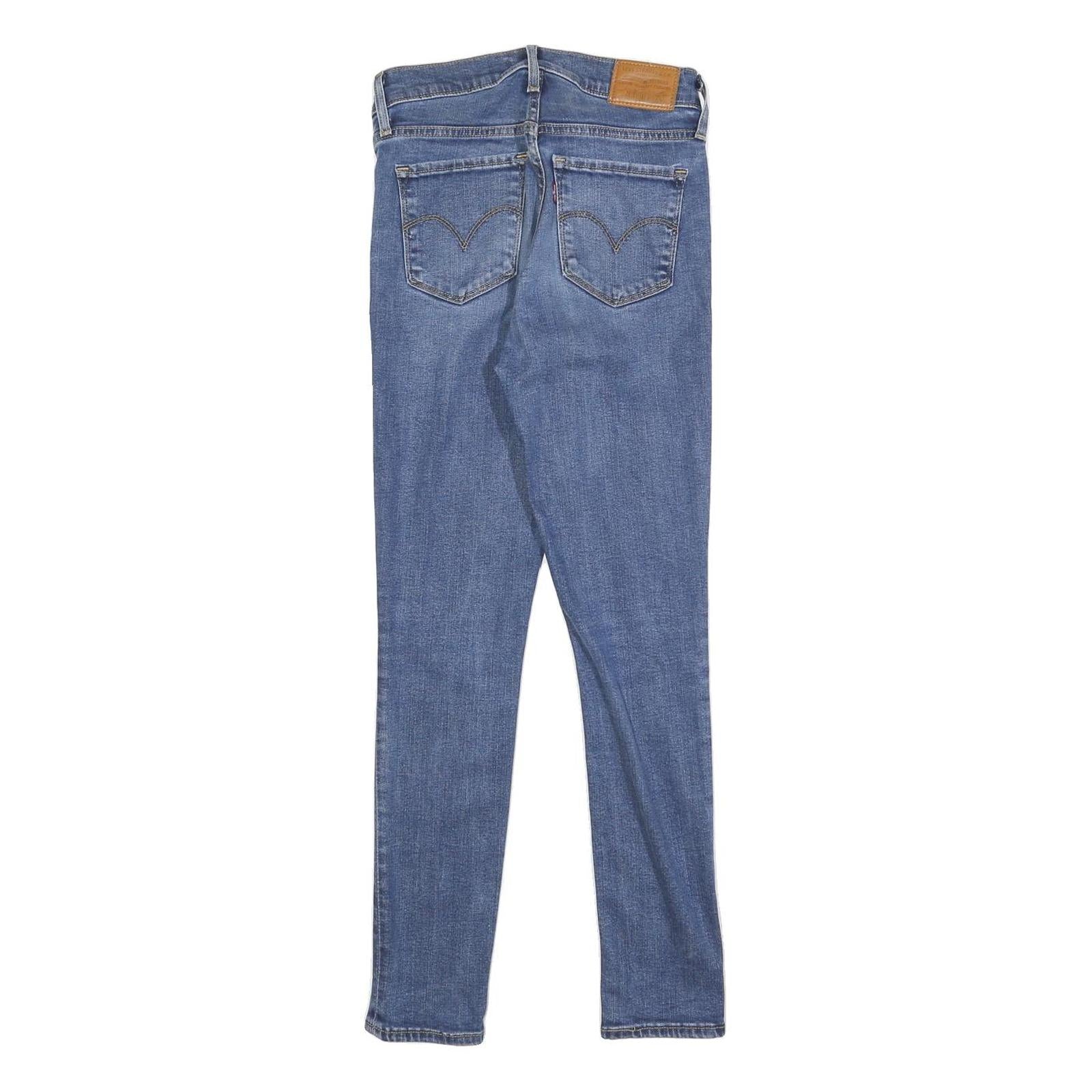 LEVI'S 311 Womens Slim Skinny Denim Medium Blue W25 L28 Stretch Cotton Blend Zip