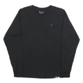CHAMPION Mens Black Long Sleeve Crew Neck Graphic T-Shirt M