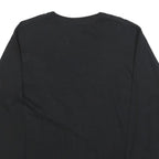 CHAMPION Mens Black Long Sleeve Crew Neck Graphic T-Shirt M